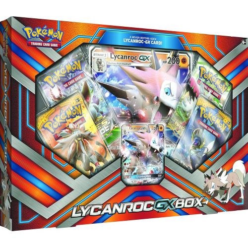 포켓몬 [아마존베스트]Pokemon TCG: 2017 Lycanroc Gx Box with 1 Foil Lycanroc Gx Card