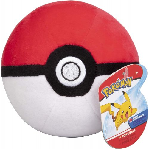 포켓몬 [아마존베스트]Pokemon 4 Pokeball Plush - Soft Stuffed Poke Ball with Weighted Bottom