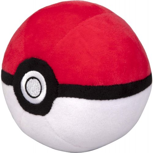 포켓몬 [아마존베스트]Pokemon 4 Pokeball Plush - Soft Stuffed Poke Ball with Weighted Bottom