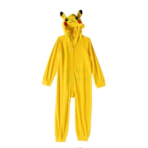 포켓몬 할로윈 용품Pokemon Pikachu Boys Costume Union Suit Pajamas 4-16