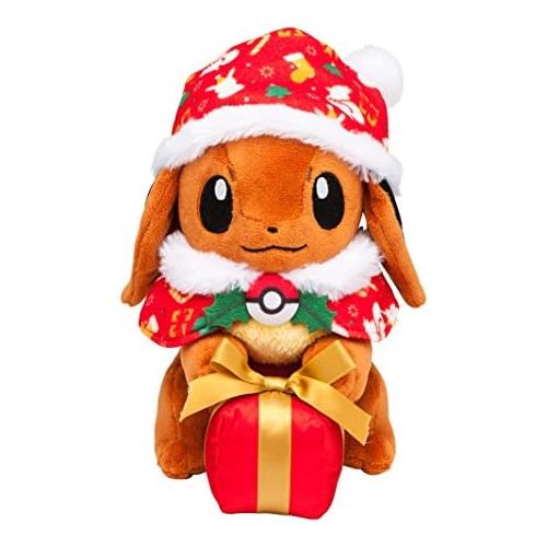포켓몬 Pokemon Center Original stuffed Eevee Christmas gift box ver. (with Pokemon Center appropriate tag)