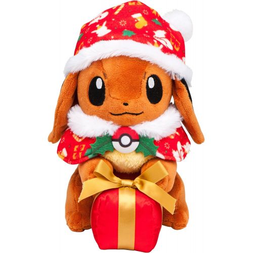 포켓몬 Pokemon Center Original stuffed Eevee Christmas gift box ver. (with Pokemon Center appropriate tag)