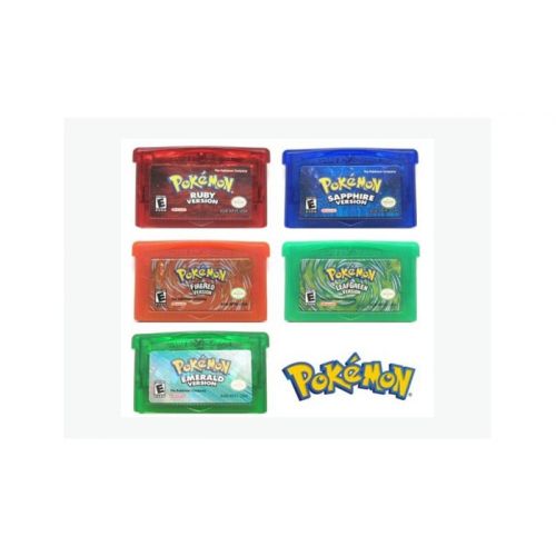 포켓몬 Pokemon Gameboy Game Card for GBA US Version