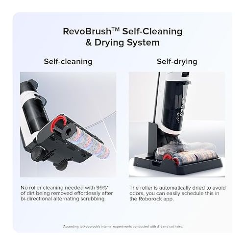  roborock Dyad Air Wet and Dry Vacuum Cleaner with 17000Pa Power Suction, Edge Cleaning, Vanquish Wet and Dry Messes, Self-Cleaning & Drying System, Hardwood Floor Cleaner (1)