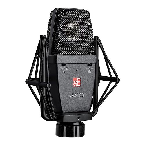  sE Electronics SE4100 Large Diaphragm Cardioid Vintage Condenser Microphone w/Shockmount