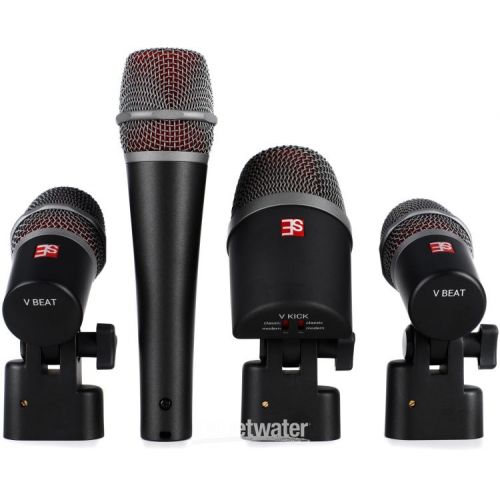  sE Electronics V Pack Venue Drum Microphone Package