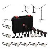sE Electronics V Pack Arena Drum Microphone Bundle with Stands and Cables