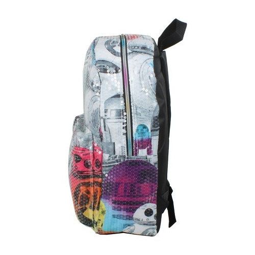 스타워즈 Star Wars 16 Sequined Kids Backpack - Rainbow