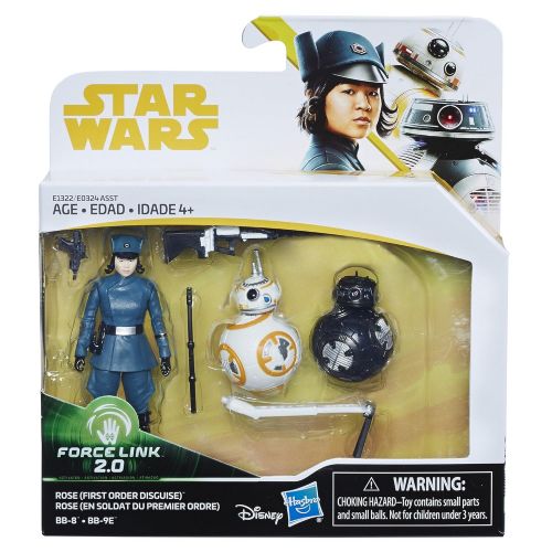 스타워즈 Star Wars Force Link 2.0 Rose (First Order Disguise), BB-8, and BB-9E Pack