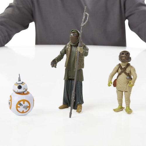스타워즈 Star Wars The Force Awakens 3.75-Inch Figure 3-Pack Desert Mission BB-8, Unkars Thug, and Jakku Scavenger
