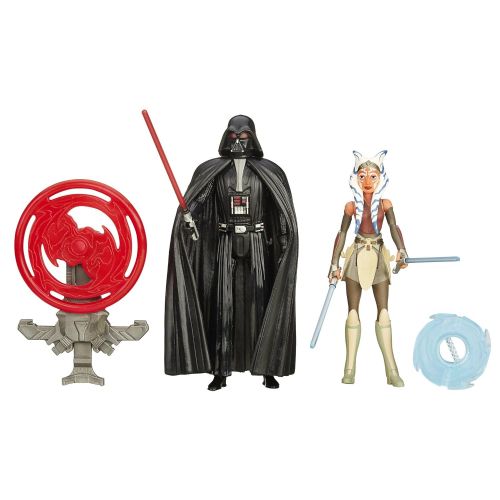 스타워즈 Star Wars Rebels 3.75-Inch Figure 2-Pack Space Mission Darth Vader and Ahsoka Tano