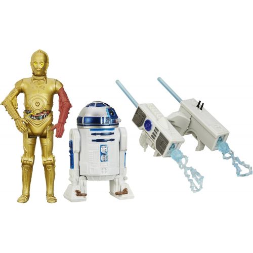 스타워즈 Star Wars The Force Awakens 3.75-Inch Figure 2-Pack Snow Mission R2-D2 and C-3PO