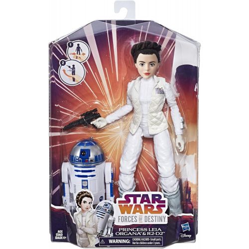 스타워즈 Star Wars Forces of Destiny Princess Leia Organa and R2-D2 Adventure Set