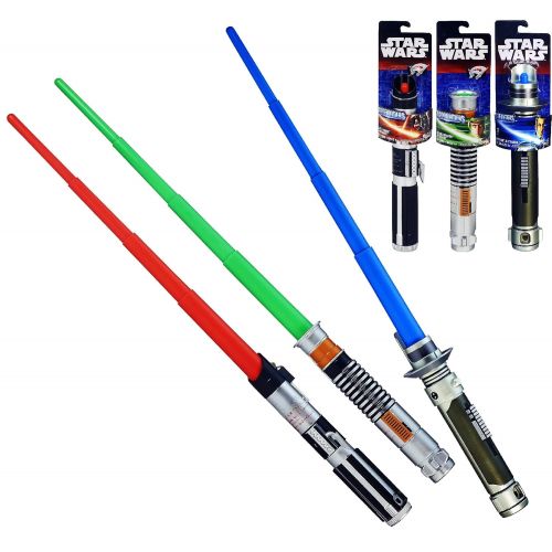 스타워즈 Star Wars BladeBuilders Lightsabers Darth Vader, Luke Skywalker & Kanan Jarrus Extendable Lightsabers Battle Set Bundle - 3 Pack