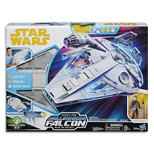 스타워즈 Star Wars Force Link 2.0 Kessel Run Millennium Falcon with Han Solo Figure