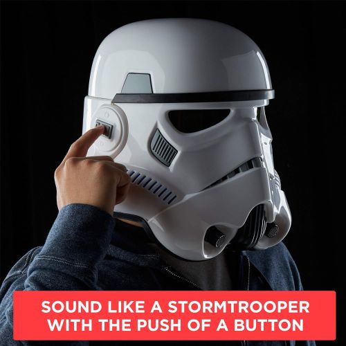 스타워즈 Star Wars The Black Series Rogue One: A Star Wars Story Imperial Stormtrooper Electronic Voice Changer Helmet (Star Wars Roleplay) (Amazon Exclusive)