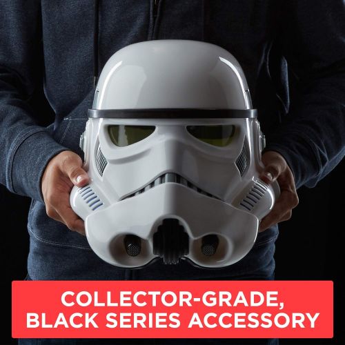 스타워즈 Star Wars The Black Series Rogue One: A Star Wars Story Imperial Stormtrooper Electronic Voice Changer Helmet (Star Wars Roleplay) (Amazon Exclusive)