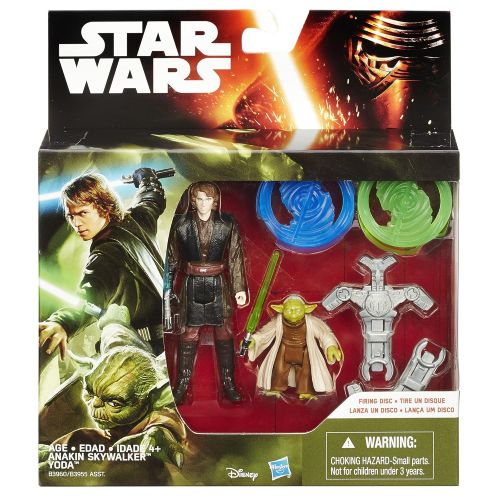 스타워즈 Star Wars Revenge of the Sith 3.75-Inch Figure 2-Pack Forest Mission Anakin Skywalker and Yoda