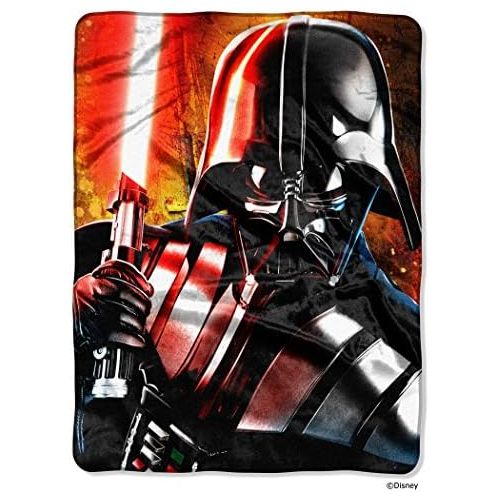 스타워즈 Disney Star Wars, Master of Evil HD Silk Touch Throw Blanket, 46 x 60, Multi Color