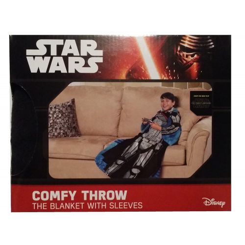 스타워즈 Disney Lucas Films Star Wars The Force Awakens Troop Captain Phasma Youth Comfy Throw with Sleeves, 48 by 48