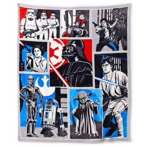 스타워즈 Lucas Film Classic Star Wars Plush Throw 50 x 60