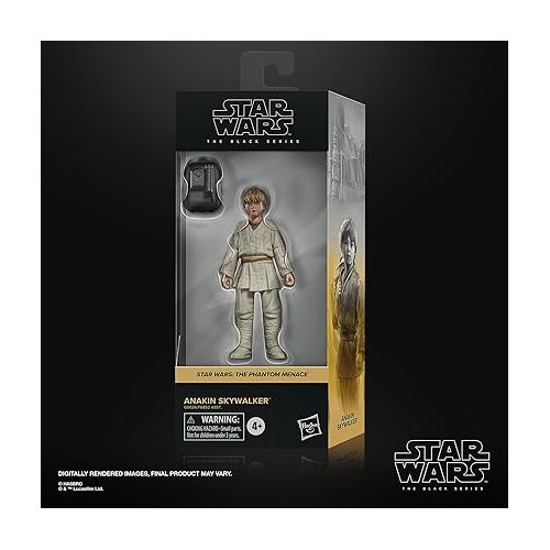 스타워즈 STAR WARS The Black Series Anakin Skywalker, The Phantom Menace Collectible 6-Inch Action Figure, Ages 4 and Up