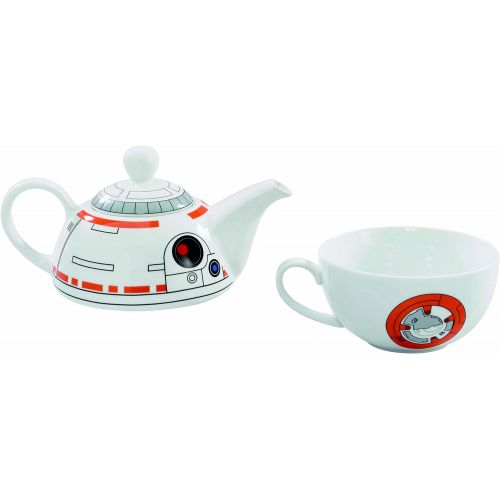 스타워즈 Star Wars BB-8 Teekanne + Tasse Teekanne orange/weiss