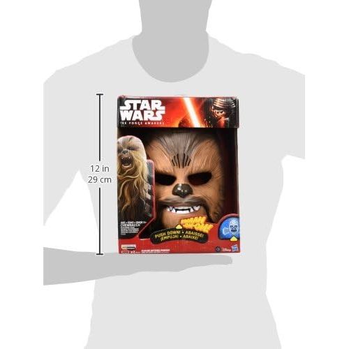 스타워즈 Star Wars Movie Roaring Chewbacca Wookiee Sounds Mask, Funny GRAAAAWR Noises, Sound Effects, Ages 5 and up, Brown (Amazon Exclusive)