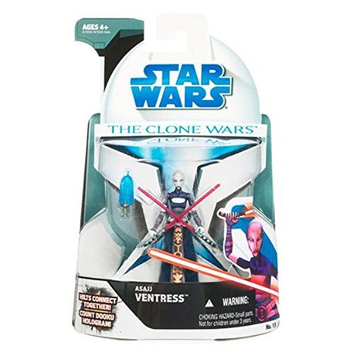 스타워즈 Hasbro Star Wars Clone Wars Action Figure No. 15 Asajj Ventress