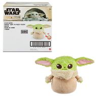 Star Wars Grogu Soft ‘N Fuzzy (12 in) Plush, Fan Favorite Character, Push Hand & It Makes Noises, Collectible Gift for Fans, Collectors & Kids 3 Years & Up