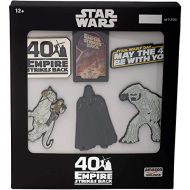 Star Wars: The Empire Strikes Back 40th Anniversary Metal based and Enamel 6 Pin Set comes with Officially Licensed Collectors Box (Amazon Exclusive).