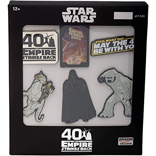 스타워즈 Star Wars: The Empire Strikes Back 40th Anniversary Metal based and Enamel 6 Pin Set comes with Officially Licensed Collectors Box (Amazon Exclusive).