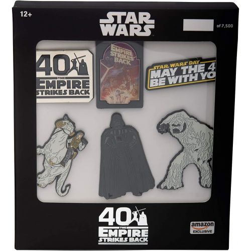 스타워즈 Star Wars: The Empire Strikes Back 40th Anniversary Metal based and Enamel 6 Pin Set comes with Officially Licensed Collectors Box (Amazon Exclusive).