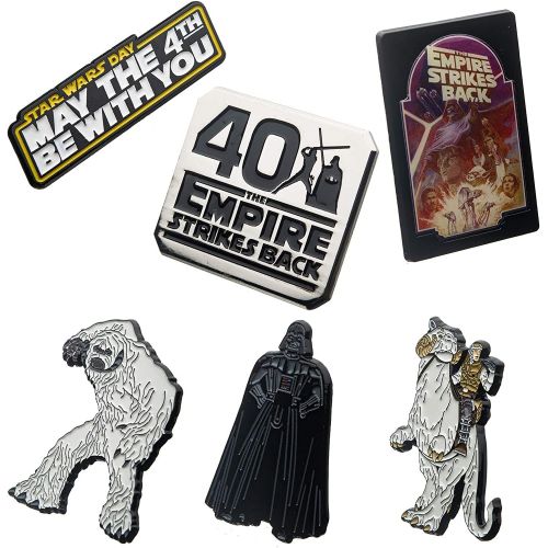 스타워즈 Star Wars: The Empire Strikes Back 40th Anniversary Metal based and Enamel 6 Pin Set comes with Officially Licensed Collectors Box (Amazon Exclusive).