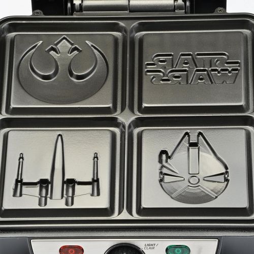 스타워즈 [아마존베스트]Star Wars LSW-281CN 4-Waffle Maker, 4 Slice, Black