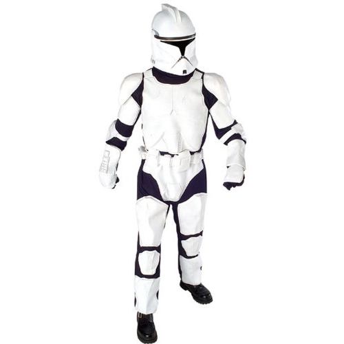 스타워즈 할로윈 용품Star Wars Deluxe Clone Trooper Costume With Body Armor, Gloves And Mask