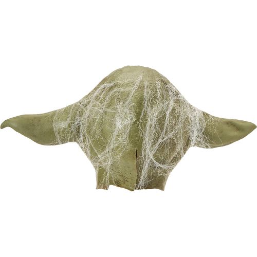 스타워즈 할로윈 용품Star Wars Master Yoda Deluxe Adult Overhead Latex Mask, Green, One Size