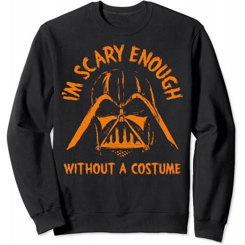 스타워즈 할로윈 용품Star Wars Darth Vader Scary Enough With No Costume Halloween Sweatshirt