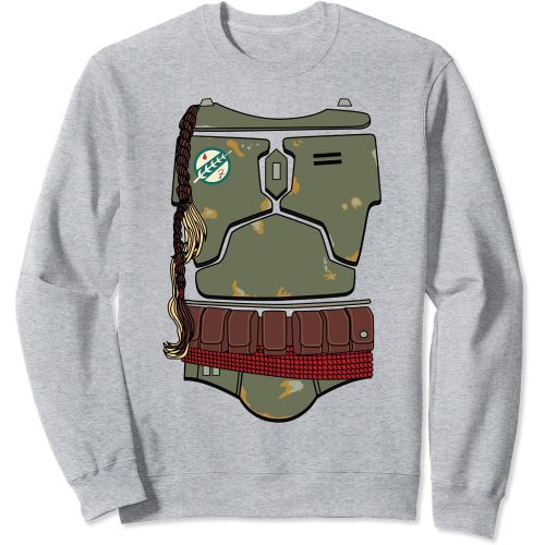 스타워즈 할로윈 용품Star Wars Boba Fett Armor Costume Halloween Sweatshirt