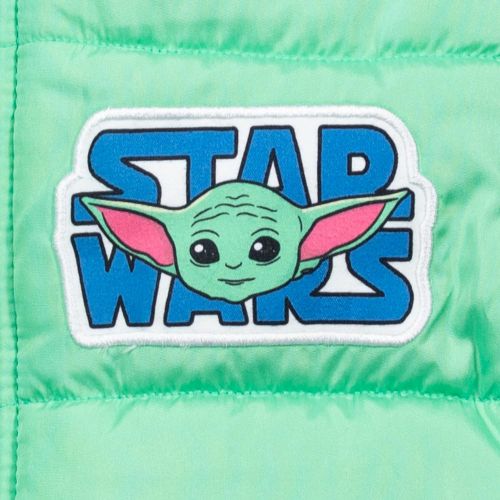 스타워즈 할로윈 용품STAR WARS The Mandalorian The Child Zip-Up Cosplay Winter Coat Puffer Jacket