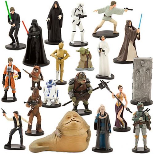 스타워즈 Disney Store Star Wars Mega Figure 20 Piece Play Set
