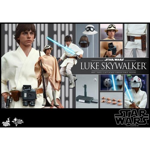 스타워즈 Hot Toys Star Wars Episode IV A New Hope Luke Skywalker Sixth Scale Action Figure