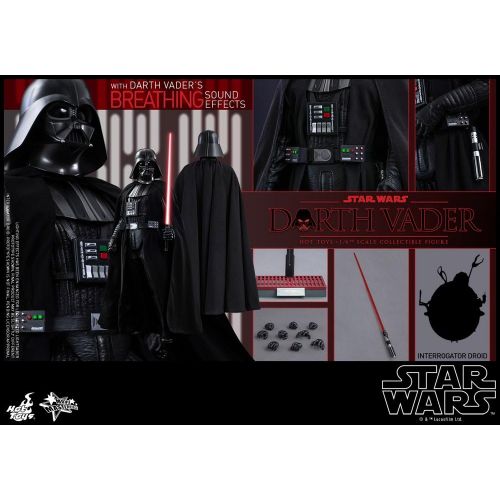 스타워즈 Hot Toys Star Wars A New Hope Darth Vader Sixth Scale Action Figure