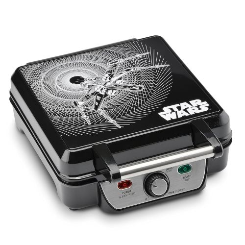 스타워즈 Star Wars LSW-281CN 4-Waffle Maker, 4 Slice, Black
