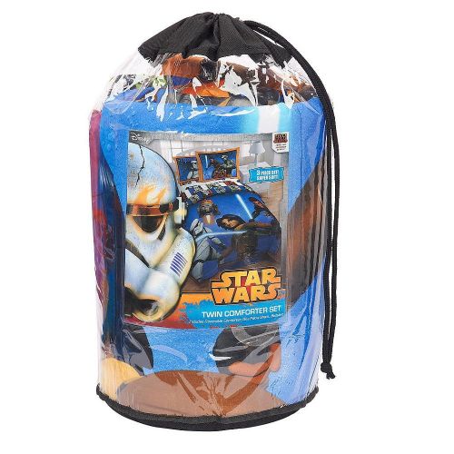 스타워즈 Star Wars Rebels Comforter 3 Pieces Set Reversible Twin Blue