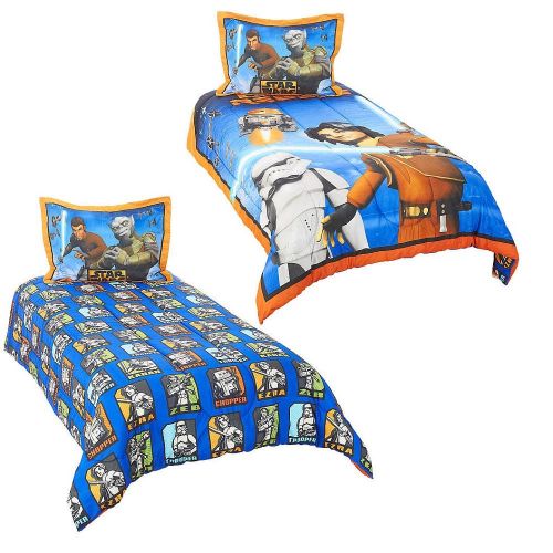 스타워즈 Star Wars Rebels Comforter 3 Pieces Set Reversible Twin Blue