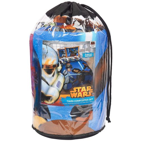 스타워즈 Star Wars Rebels Comforter 3 Pieces Set Reversible Twin Blue