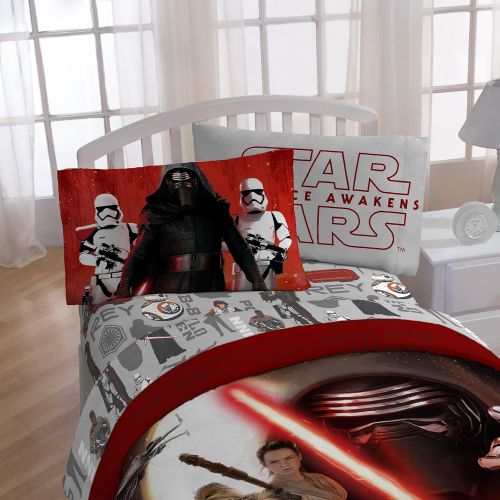 스타워즈 Star Wars Ep7 Montage 3 Piece Twin Sheet Set