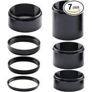 Telescope T2-Extension Tube Kit for SLR Cameras and Eyepieces - Length 3mm 5mm 7mm 15mm 20mm 30mm 55mm - M42x0.75 on Both Sides (Upgraded)