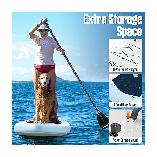  Surfstar Inflatable Stand Up Paddle Board with Welding Technology, 10'6